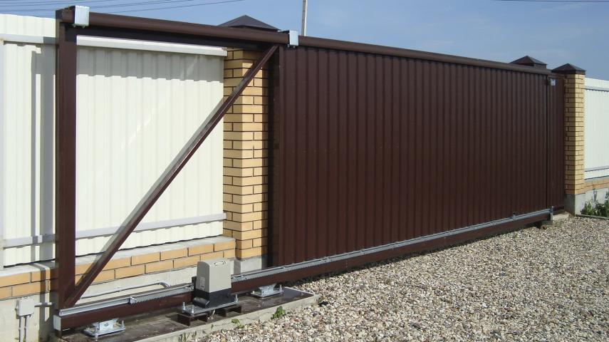 ворота из профлиста в Невинномысске